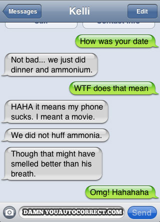 funny auto-correct texts - 9 Times Autocorrect Almost Ruined Your Date