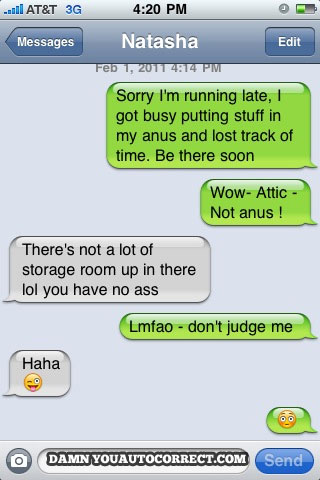 funny auto-correct texts - 15 Most Popular Autocorrects From February 2011