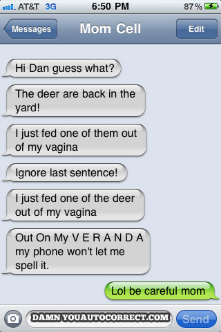 funny auto-correct texts - The 15 Funniest Autocorrects From July, 2011