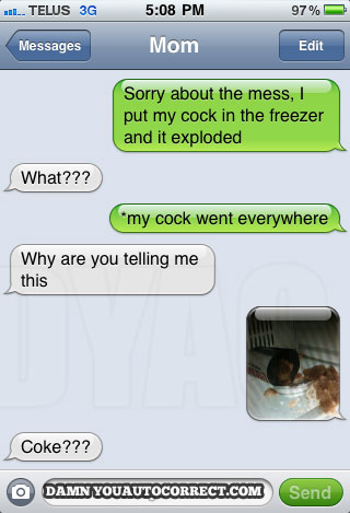 funny auto-correct texts - The 15 Funniest Autocorrects From December 2011