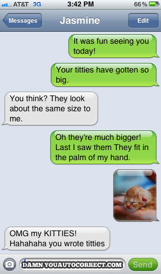 funny auto-correct texts - The 16 Funniest Autocorrects From October, 2011