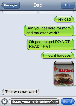 funny auto-correct texts - The 16 Funniest Autocorrects From September, 2011