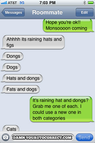 funny auto-correct texts - The 15 Funniest Autocorrects From June, 2011