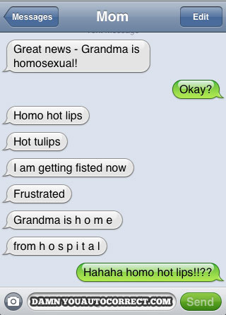 funny auto-correct texts - The 15 Funniest Autocorrects From January 2012