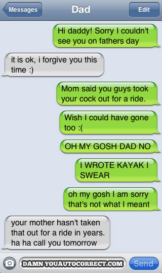 funny auto-correct texts - The 15 Funniest Autocorrects From June, 2011