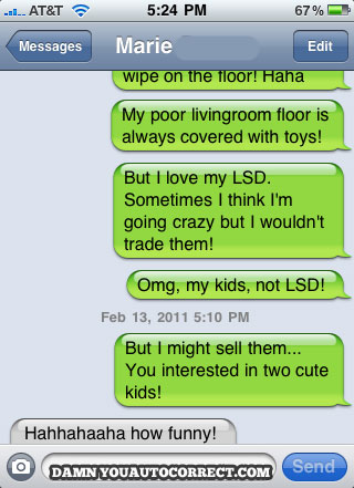 funny auto-correct texts - Classic DYAC: Drug Problem