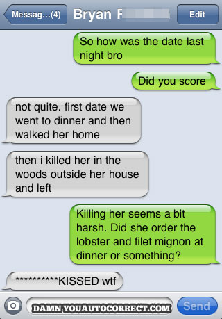 funny auto-correct texts - 15 Most Popular Autocorrects From April 2011