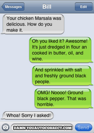 funny auto-correct texts - 15 Most Popular Autocorrects From February 2011