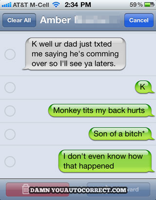 funny auto-correct texts - 8 Times Autocorrect was Monkeying Around