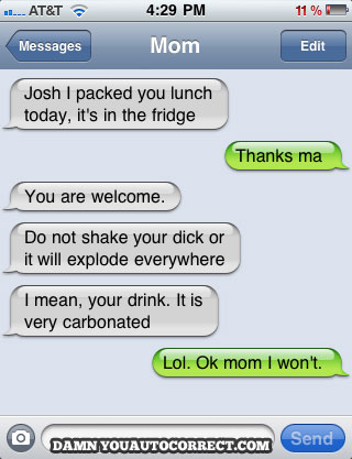 funny auto-correct texts - The 15 Funniest Autocorrects From July, 2011