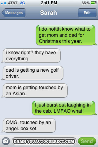 funny auto-correct texts - The 15 Funniest Autocorrects From December 2011