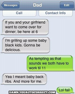 funny auto-correct texts - The 15 Funniest Autocorrects From March 2012