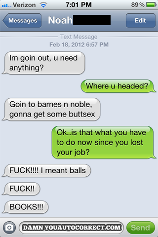 funny auto-correct texts - The 15 Funniest Autocorrects From March 2012