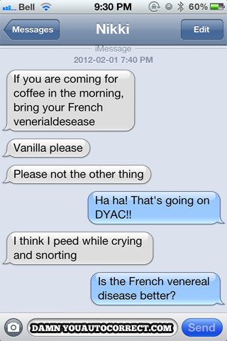 funny auto-correct texts - The 15 Funniest Autocorrects From February 2012