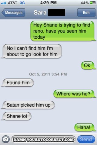 funny auto-correct texts - The 15 Funniest Autocorrects From February 2012