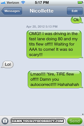 funny auto-correct texts - The 15 Funniest Autocorrects Of May 2012