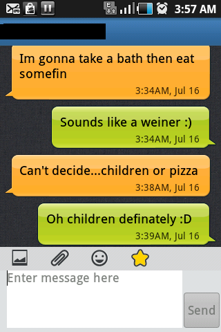 funny auto-correct texts - 12 Times Autocorrect Almost Ruined Pizza Night