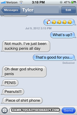 funny auto-correct texts - The 15 Funniest Autocorrects From July 2012