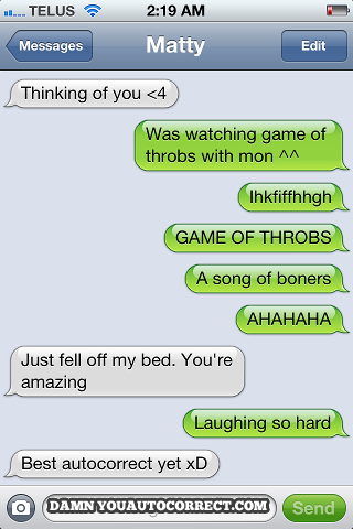 funny auto-correct texts - The 15 Funniest Autocorrects From August 2012