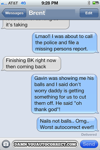 funny auto-correct texts - The 15 Funniest Autocorrects From August 2012