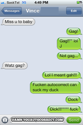 funny auto-correct texts - The Feeling’s Not Mutual