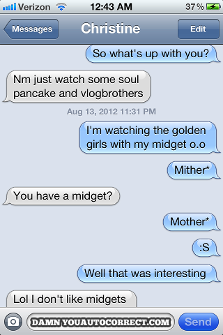 funny auto-correct texts - Quality Time