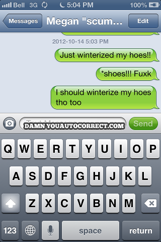 funny auto-correct texts - Shoe Enough! 7 Funny Autocorrects About Shoes