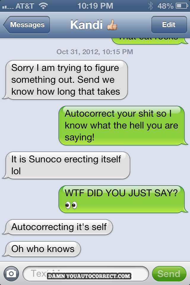 funny auto-correct texts - Autocorrect After Dark