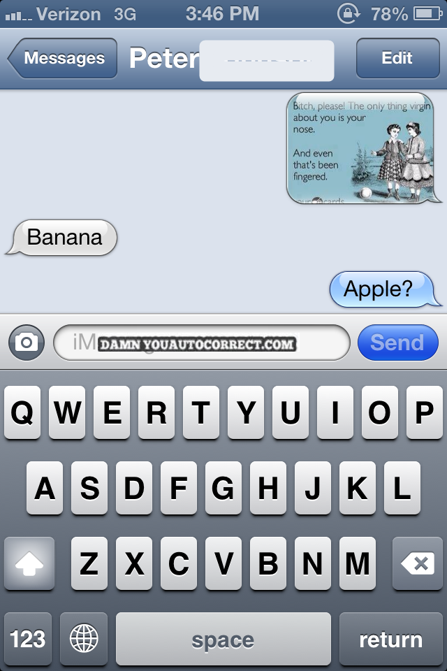 funny auto-correct texts - A Confused Pear