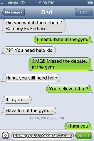 funny auto-correct texts - The 26 Best Autocorrects Of October 2012