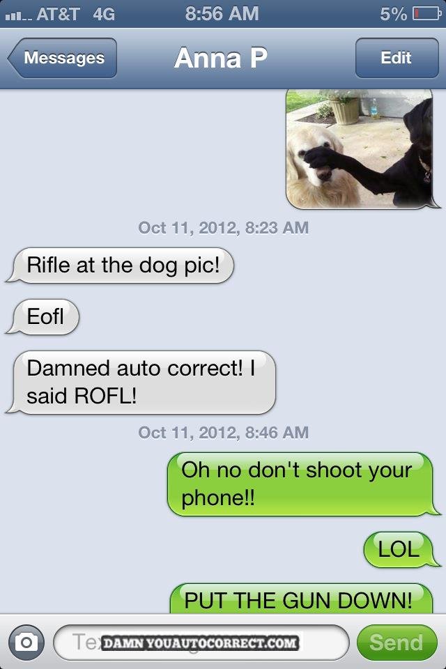 funny auto-correct texts - The 26 Best Autocorrects Of October 2012