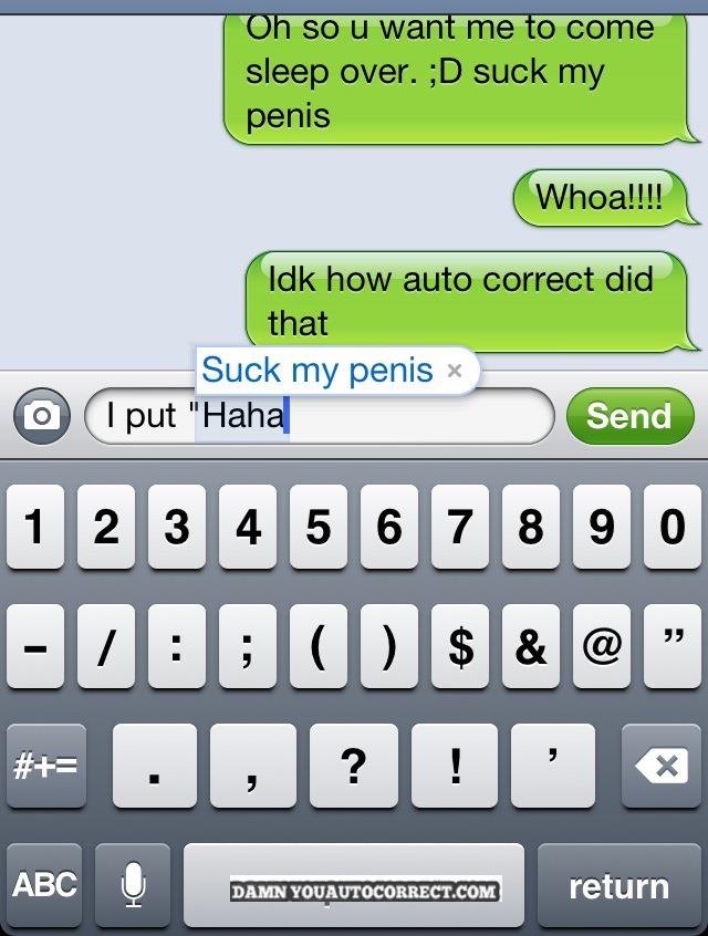 funny auto-correct texts - The 26 Best Autocorrects Of October 2012