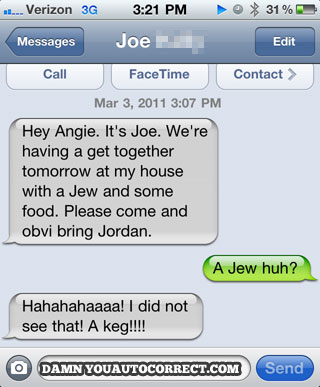 funny auto-correct texts - 6 Hilarious Hanukkah Autocorrects