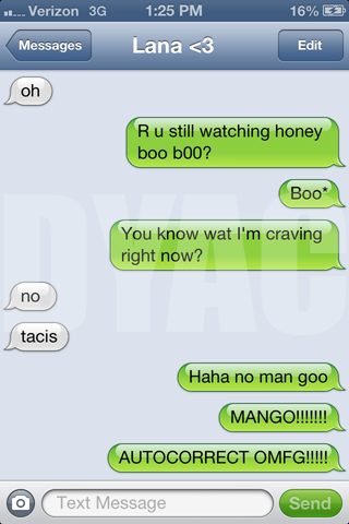 funny auto-correct texts - Know What I’m Craving?