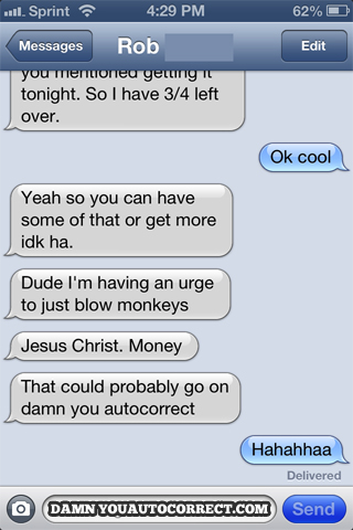 funny auto-correct texts - 8 Times Autocorrect was Monkeying Around