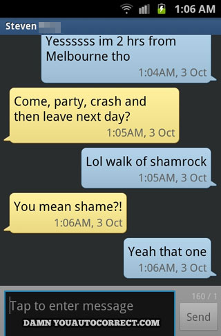 funny auto-correct texts - 17 Autocorrects for St. Patrick’s Day