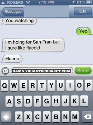 funny auto-correct texts - Super Fan