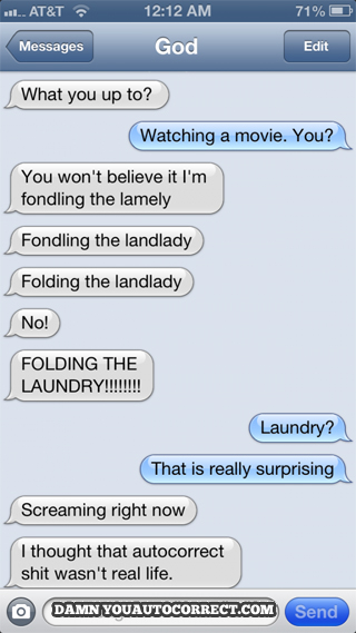 funny auto-correct texts - The 20 Funniest Autocorrects Of April 2013