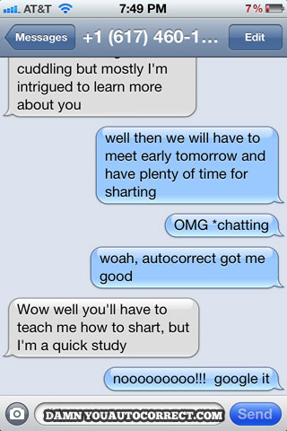 funny auto-correct texts - The 21 Most Hilarious Autocorrects of May 2013