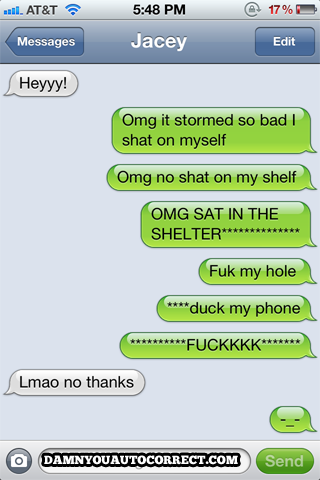 funny auto-correct texts - The 20 Funniest Autocorrects of July 2013!