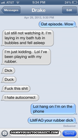 funny auto-correct texts - Getting Freaky Clean