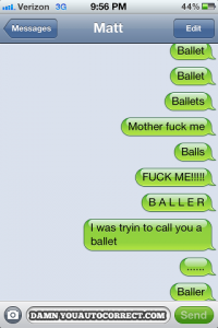 funny auto-correct texts - baller-jacque