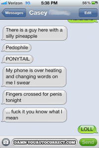 funny auto-correct texts - ponytail_Ashley1