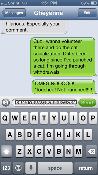 funny auto-correct texts - The Best Autocorrects Of September 2013!