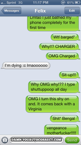 funny auto-correct texts - The 13 Funniest Autocorrects of October 2013!