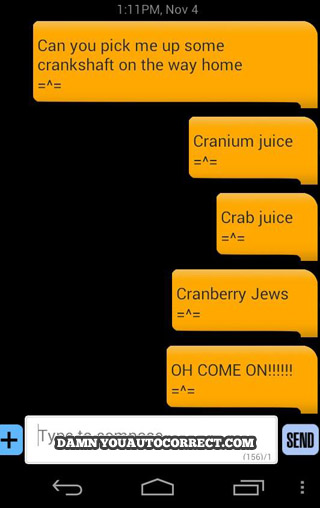 funny auto-correct texts - The 16 Funniest Autocorrects Of December 2013