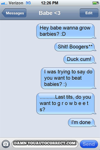 funny auto-correct texts - The 16 Funniest Autocorrects Of December 2013