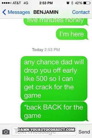 funny auto-correct texts - Getting Ready For Superbowl 48