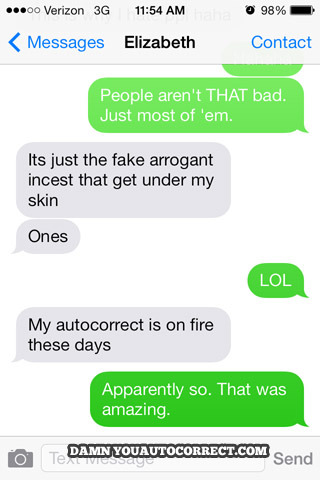 funny auto-correct texts - 8 Times Autocorrect Created Family Problems