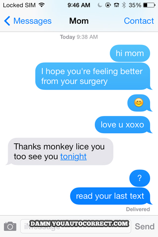 funny auto-correct texts - 8 Times Autocorrect was Monkeying Around